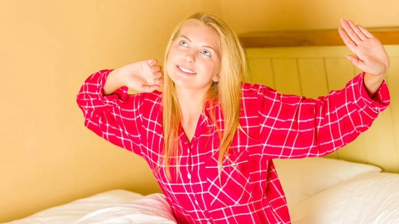 Woman Waking Up