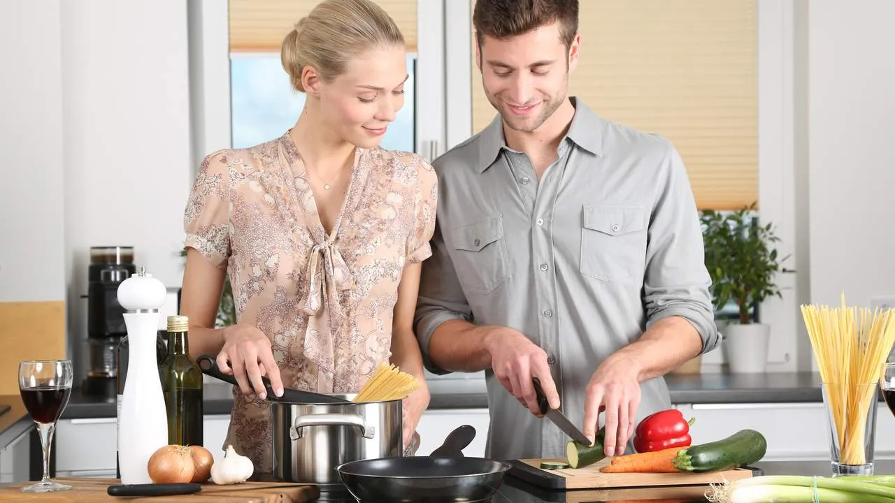 Cooking together