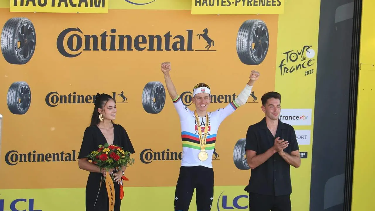 Tadej Pogačar TDF 2025